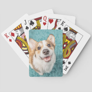 Cutest Baby Animals   Cute Corgi Puppy Smile Playing Cards