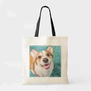 Cutest Baby Animals   Cute Corgi Puppy Smile Tote Bag