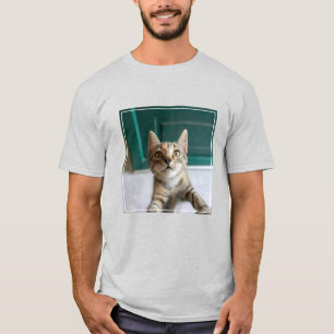 Cutest Baby Animals   Cute Tabby Kitten T-Shirt