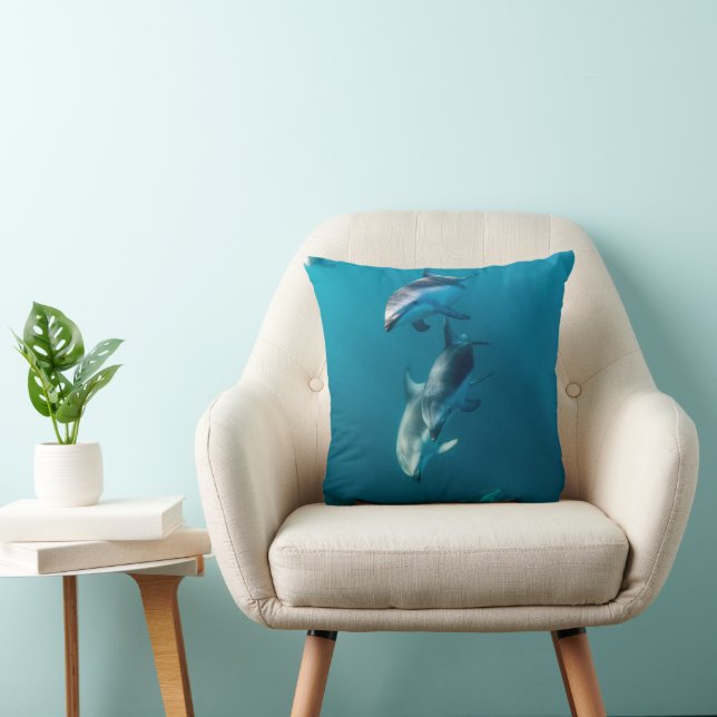 Cutest Baby Animals | Dolphin Family Cushion (Chair)