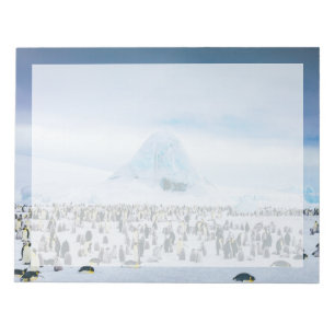 Cutest Baby Animals Emperor Penguin Colony Notepad