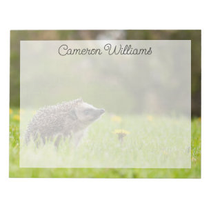 Cutest Baby Animals European Hedgehog Notepad