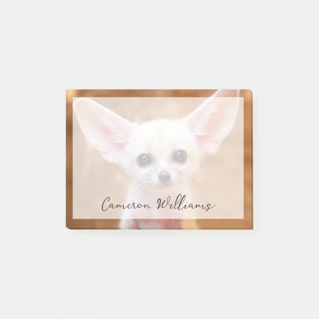 Cutest Baby Animals | Fennec Fox Post-it Notes (Front)