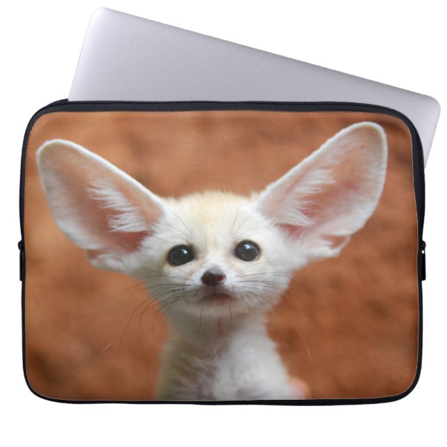 Cutest Baby Animals | Fennec Fox Pup Laptop Sleeve (Front)