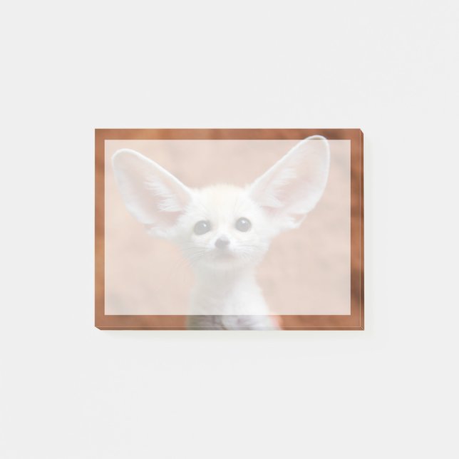 Cutest Baby Animals | Fennec Fox Pup Post-it Notes (Front)