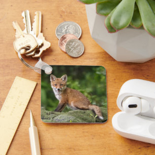 Cutest Baby Animals Foxy Smile Key Ring