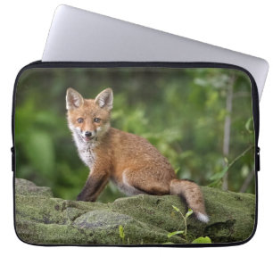 Cutest Baby Animals Foxy Smile Laptop Sleeve