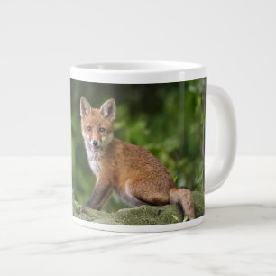 Cutest Baby Animals   Foxy Smile Large Coffee Mug