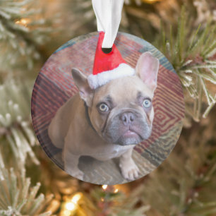 Cutest Baby Animals French Bulldog Christmas Ornament