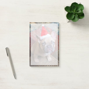 Cutest Baby Animals French Bulldog Christmas Post-it Notes