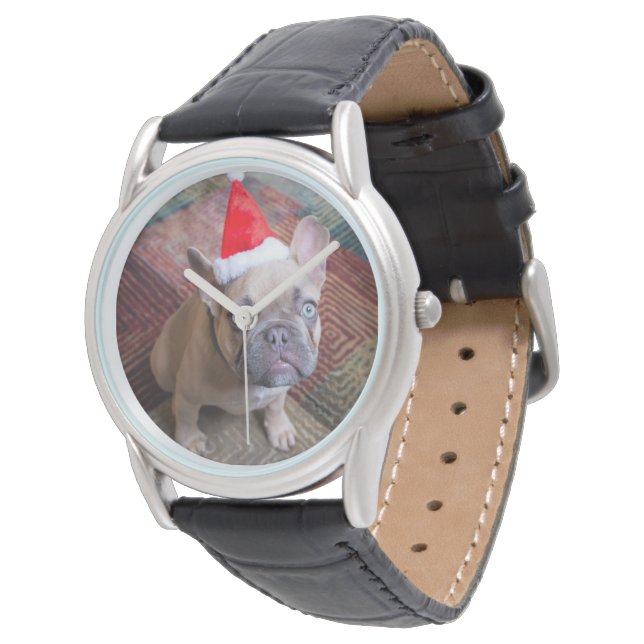 Cutest Baby Animals | French Bulldog Christmas Watch (Angled)