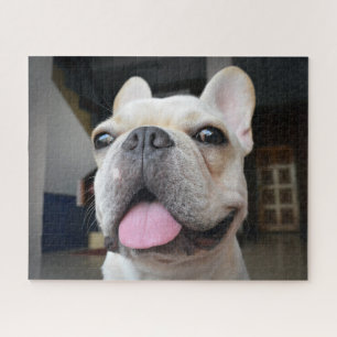 Cutest Baby Animals French Bulldog Face Jigsaw Puzzle