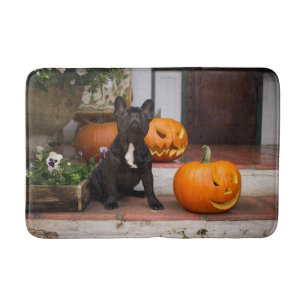 Cutest Baby Animals   French Bulldog Halloween Bath Mat