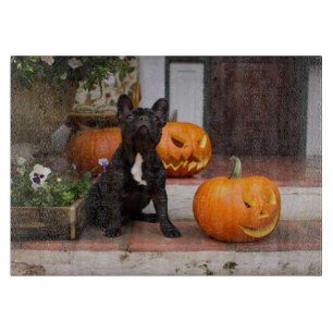Cutest Baby Animals   French Bulldog Halloween Cutting Board