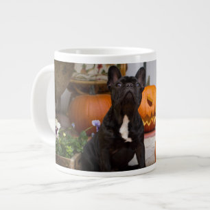 Cutest Baby Animals   French Bulldog Halloween Large Coffee Mug