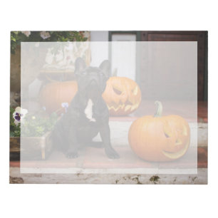 Cutest Baby Animals   French Bulldog Halloween Notepad