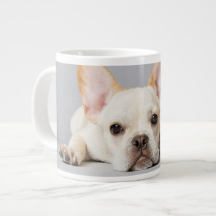 Cutest Baby Animals   French Bulldog Lying Down Large Coffee Mug