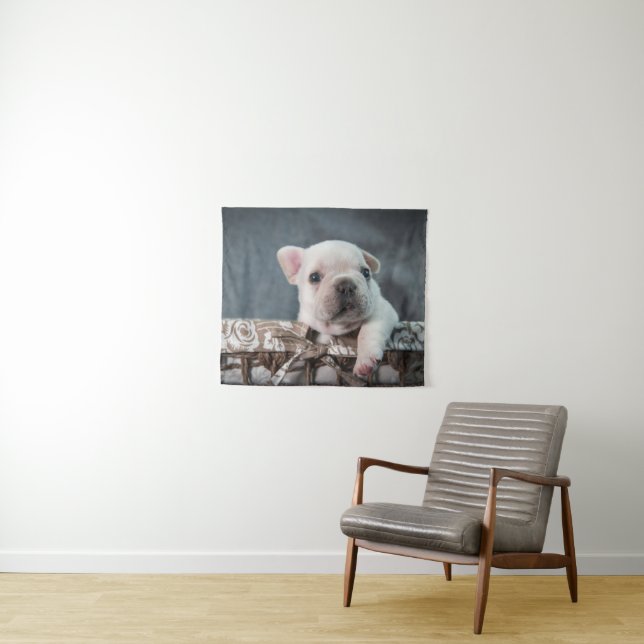 Cutest Baby Animals | French Bulldog Tapestry (In Situ (Horizontal))
