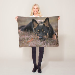 Cutest Baby Animals   German Shepherd Puppy Fleece Blanket