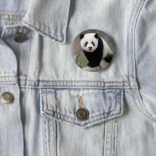 Cutest Baby Animals   Giant Panda Baby 6 Cm Round Badge