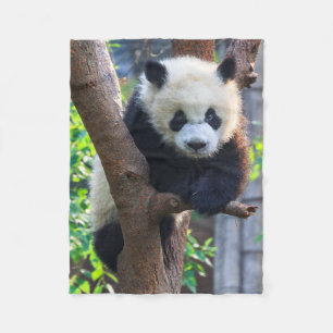 Cutest Baby Animals Giant Panda Cub Fleece Blanket