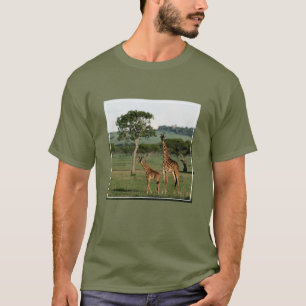 Cutest Baby Animals   Giraffe Calf & Mama T-Shirt
