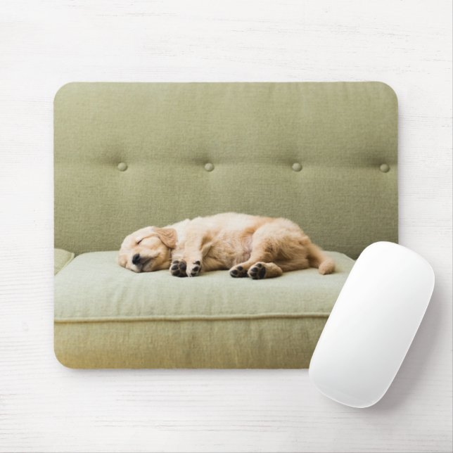 Cutest Baby Animals | Golden Retriever Puppy 2 Mouse Mat (With Mouse)