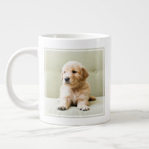 Cutest Baby Animals Golden Retriever Puppy Large Coffee Mug