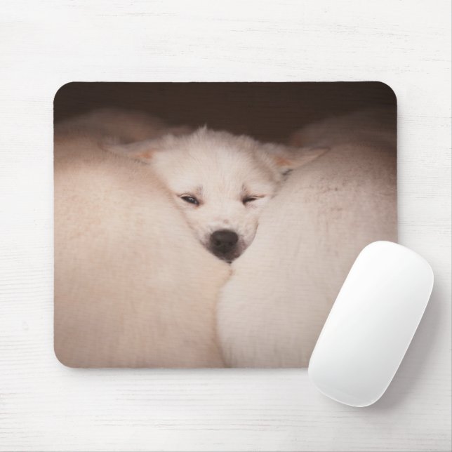 Cutest Baby Animals | Golden Retriever Snuggle Mouse Mat (With Mouse)