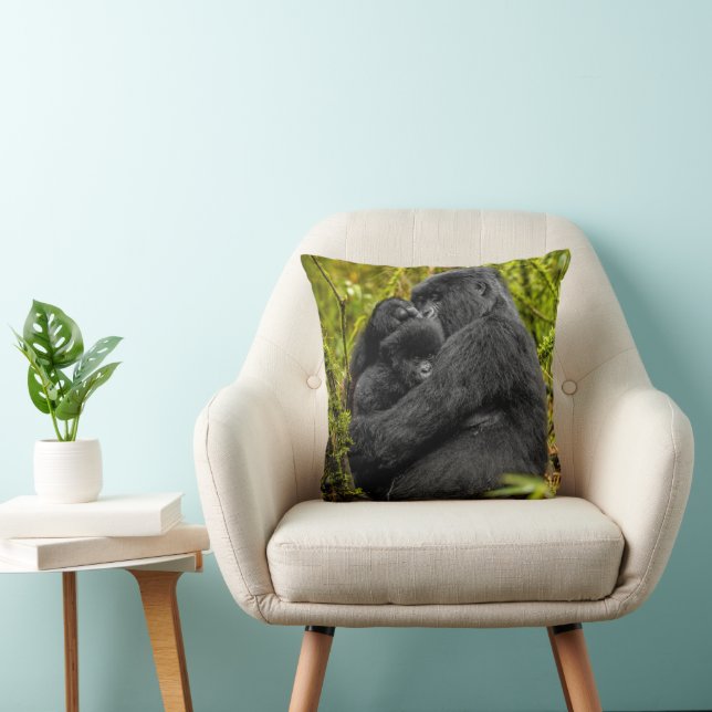 Cutest Baby Animals | Gorilla & Baby Cushion (Chair)