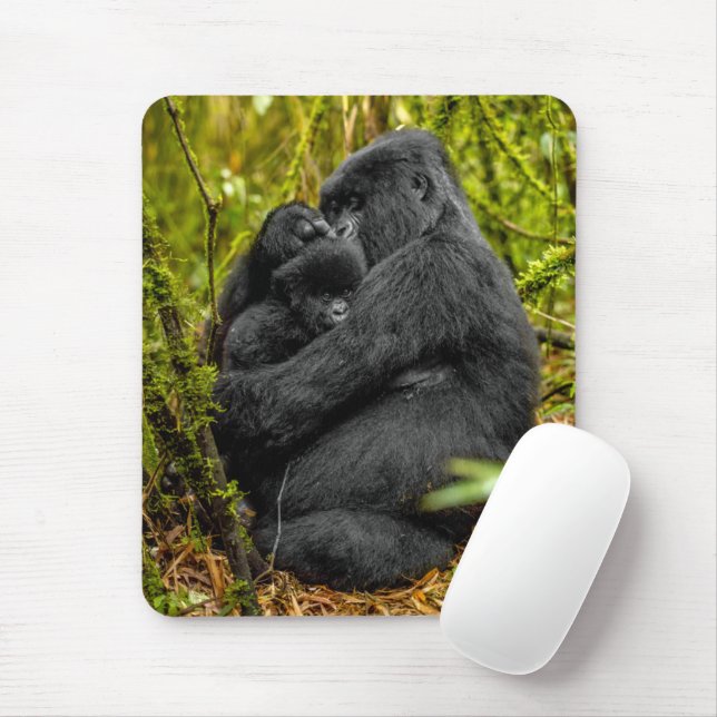 Cutest Baby Animals | Gorilla & Baby Mouse Mat (With Mouse)