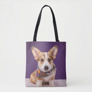 Cutest Baby Animals   Halloween Corgi Tote Bag