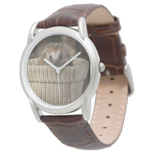 Cutest Baby Animals Hedgehog in a Basket Watch