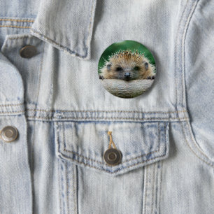 Cutest Baby Animals Hedgehog Smile 6 Cm Round Badge