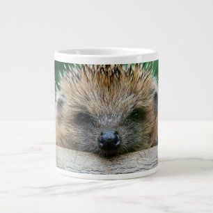 Cutest Baby Animals   Hedgehog Smile Large Coffee Mug