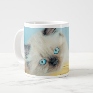 Cutest Baby Animals   Himalayan Seal Point Cat Large Coffee Mug