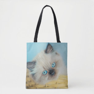 Cutest Baby Animals Himalayan Seal Point Cat Tote Bag