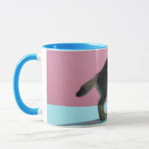 Cutest Baby Animals   Kitten Looking at Fish Bowl Mug