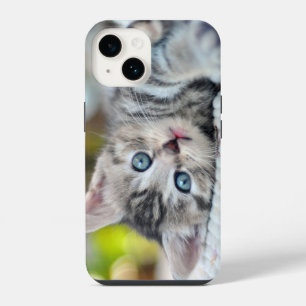 Cutest Baby Animals Kitten With Blue Eyes iPhone 14 Case