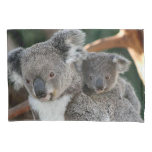 Cutest Baby Animals   Koala and Joey Pillowcase