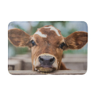 Cutest Baby Animals   Little Cow Calf Bath Mat