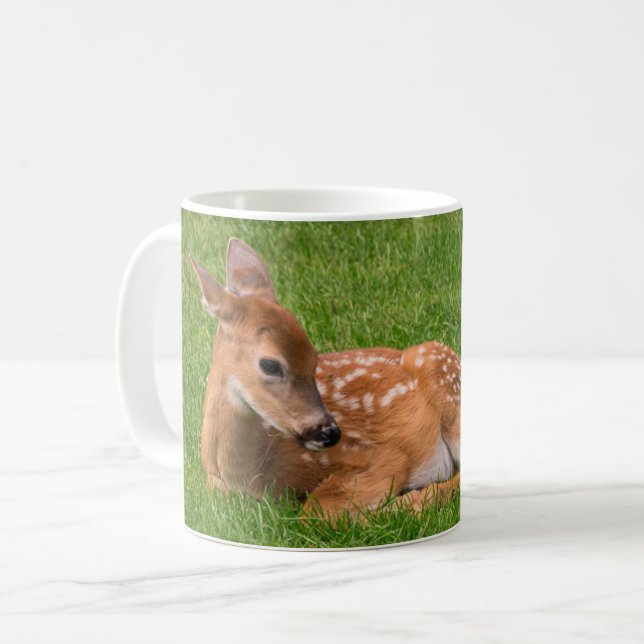 Cutest Baby Animals | Little Fawn Coffee Mug (Front Left)