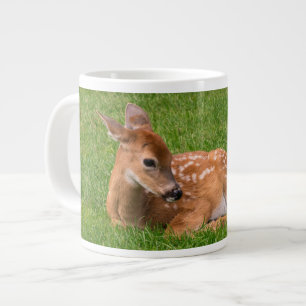 Cutest Baby Animals Little Fawn Large Coffee Mug