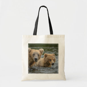 Cutest Baby Animals   Mama Bear & Her Cubs Tote Bag