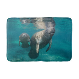 Cutest Baby Animals   Manatee & Baby Bath Mat