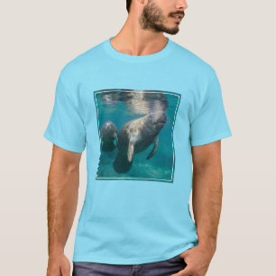 Cutest Baby Animals Manatee & Baby T-Shirt