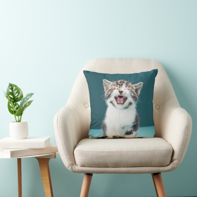 Cutest Baby Animals | Meowing Baby Kitten Cushion (Chair)