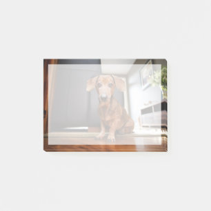 Cutest Baby Animals   Mini Dachshund Puppy Post-it Notes