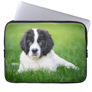 Cutest Baby Animals   Newfoundland Puppy Laptop Sleeve