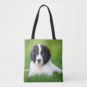 Cutest Baby Animals   Newfoundland Puppy Tote Bag